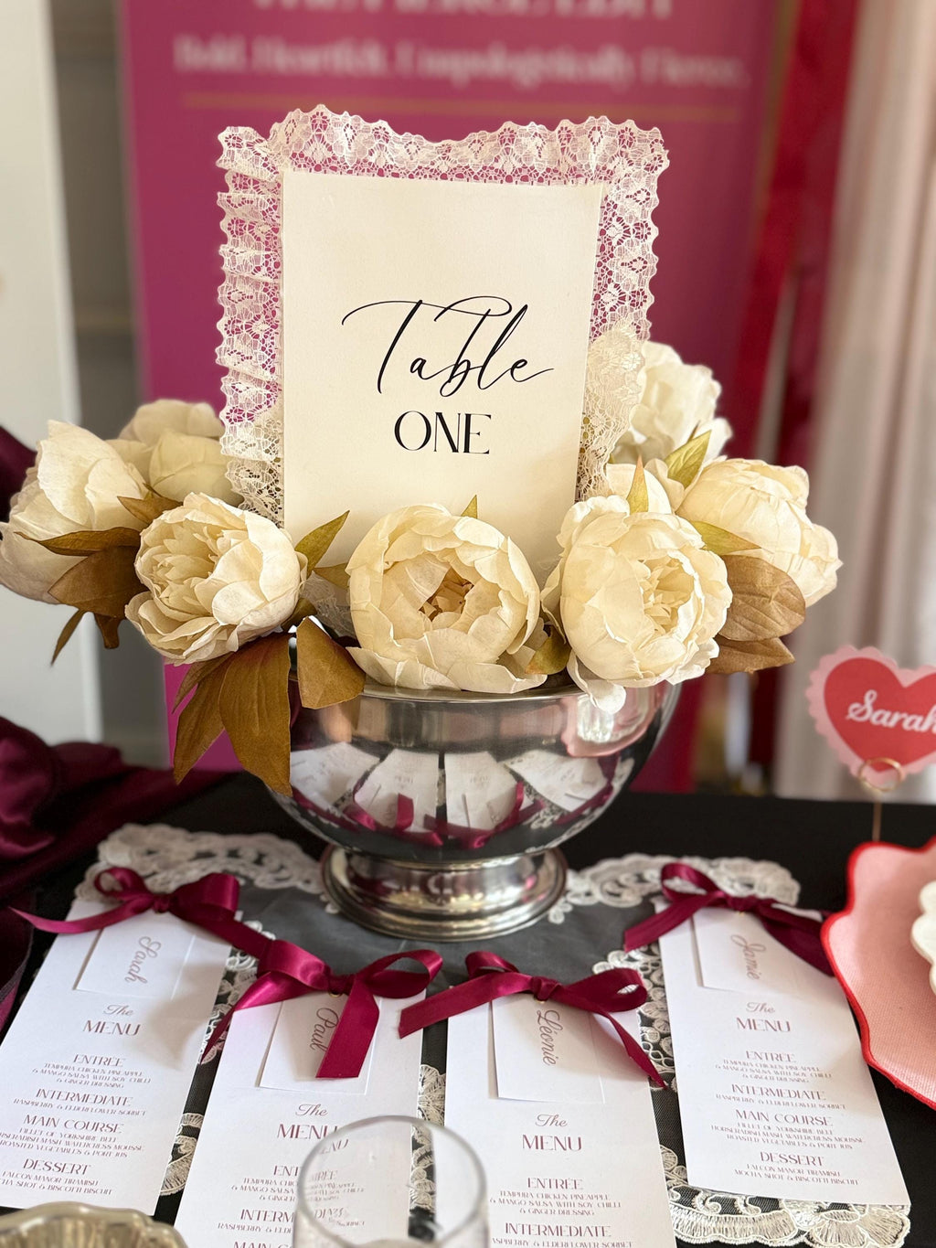 Lace Table Numbers