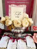 Lace Table Numbers