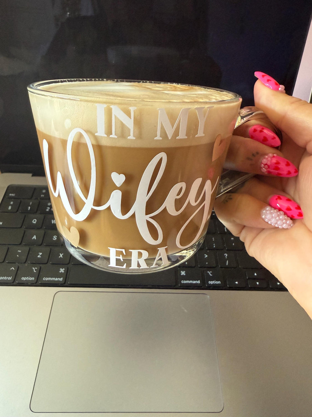 In My Wifey Era Glass Mug | Newlywed Gift