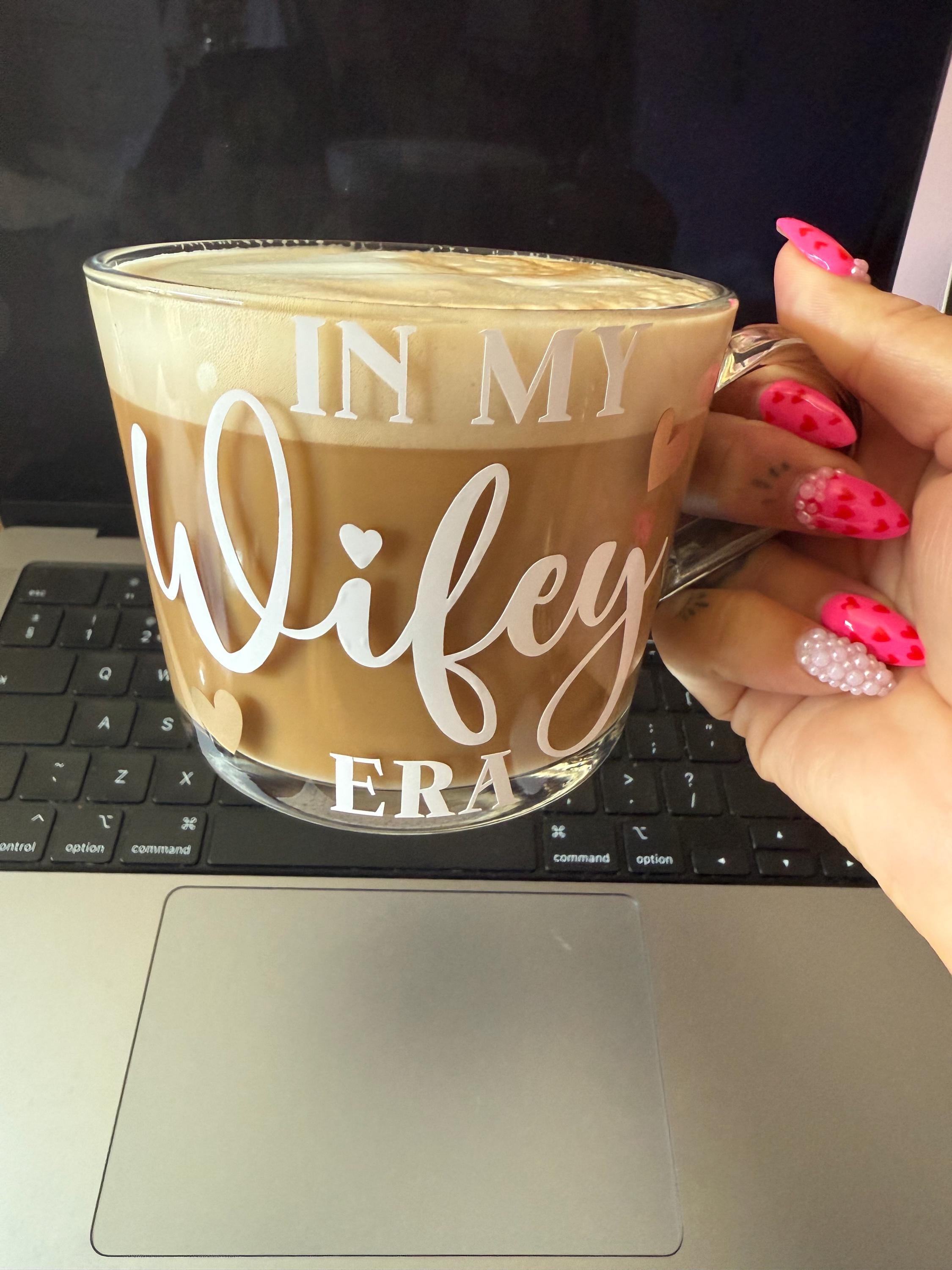 In My Wifey Era Glass Mug | Newlywed Gift