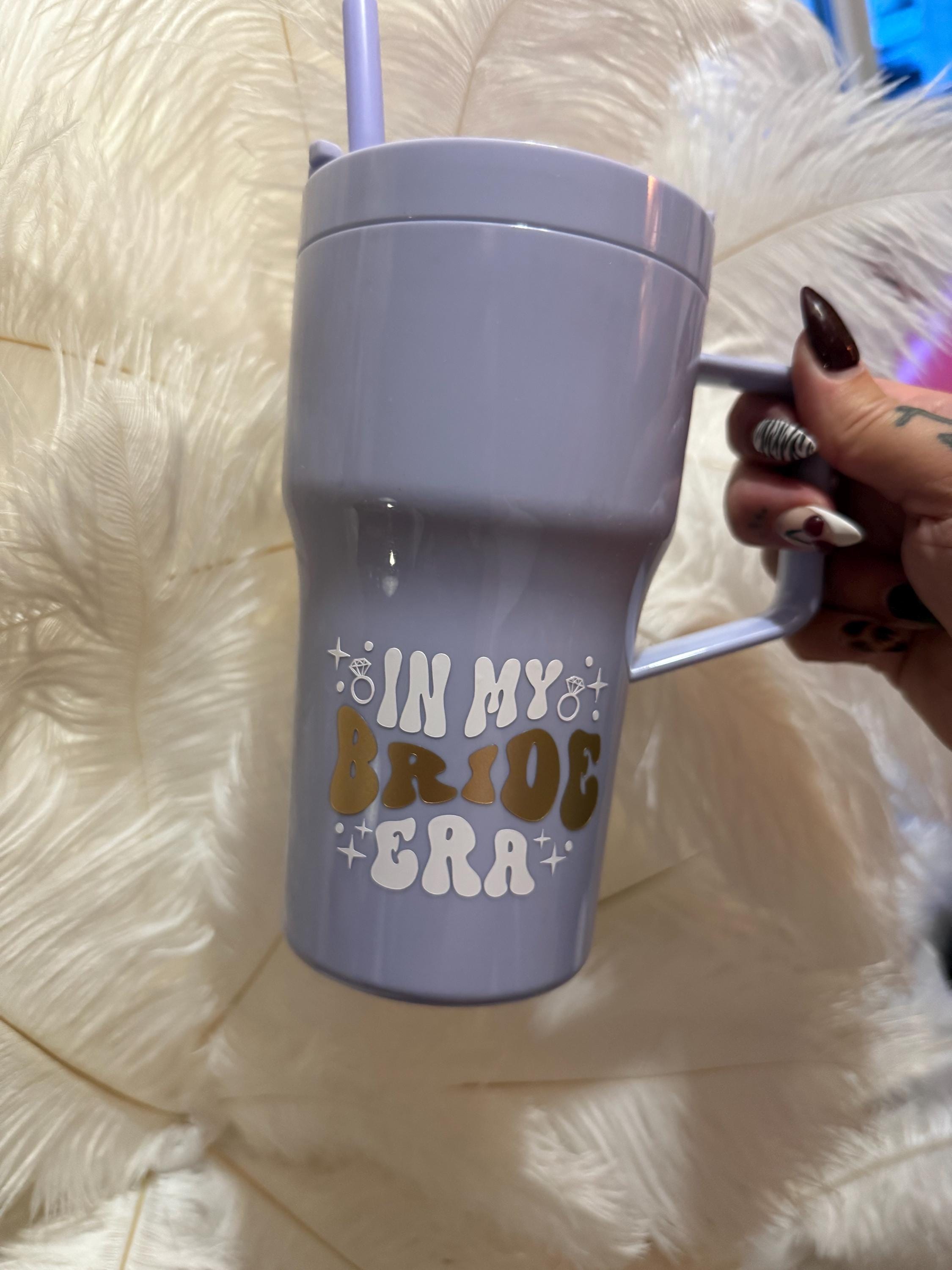 Lilac “In My Bride Era” Stanley-Style Tumbler – 750ml