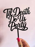 Cake Topper — Personalised Acrylic