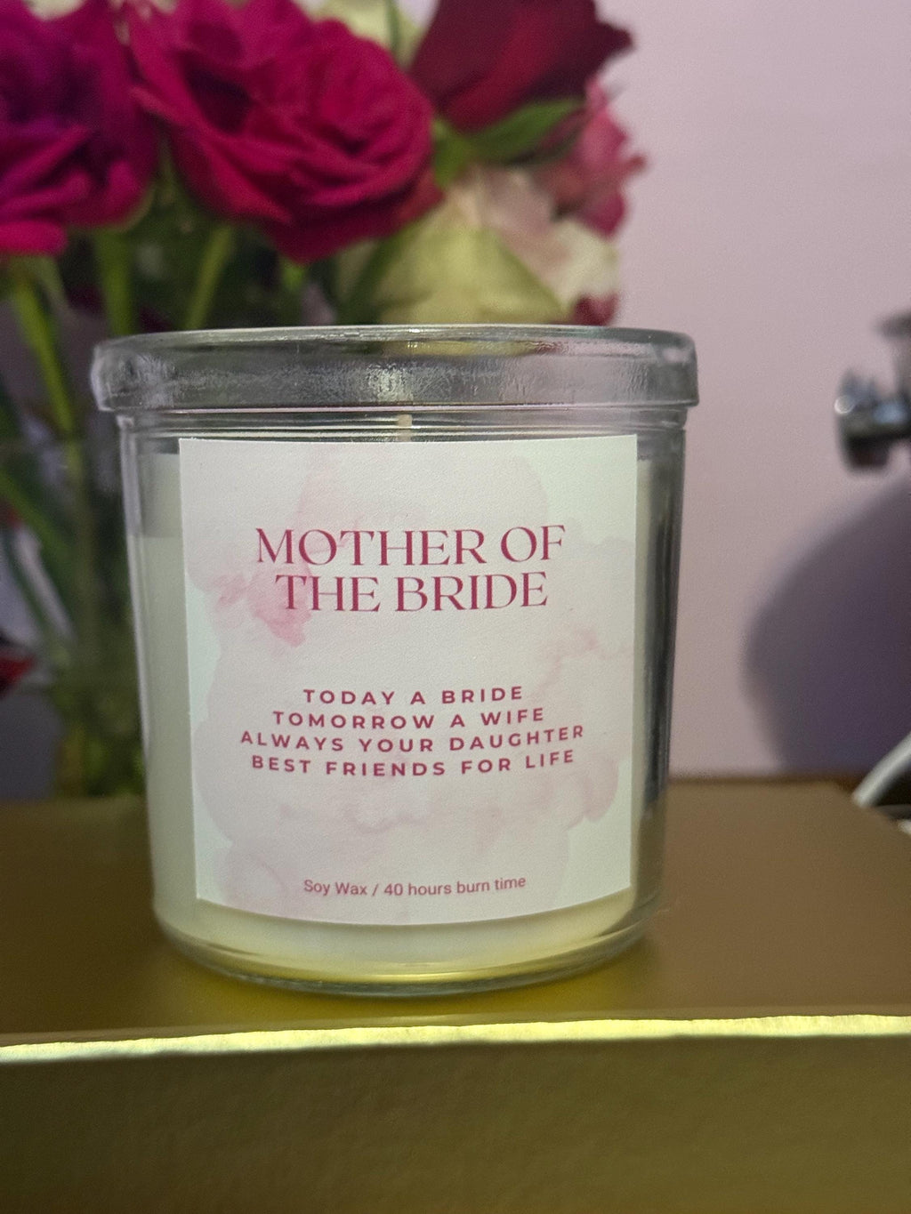 Mother of the Bride or Groom Candle