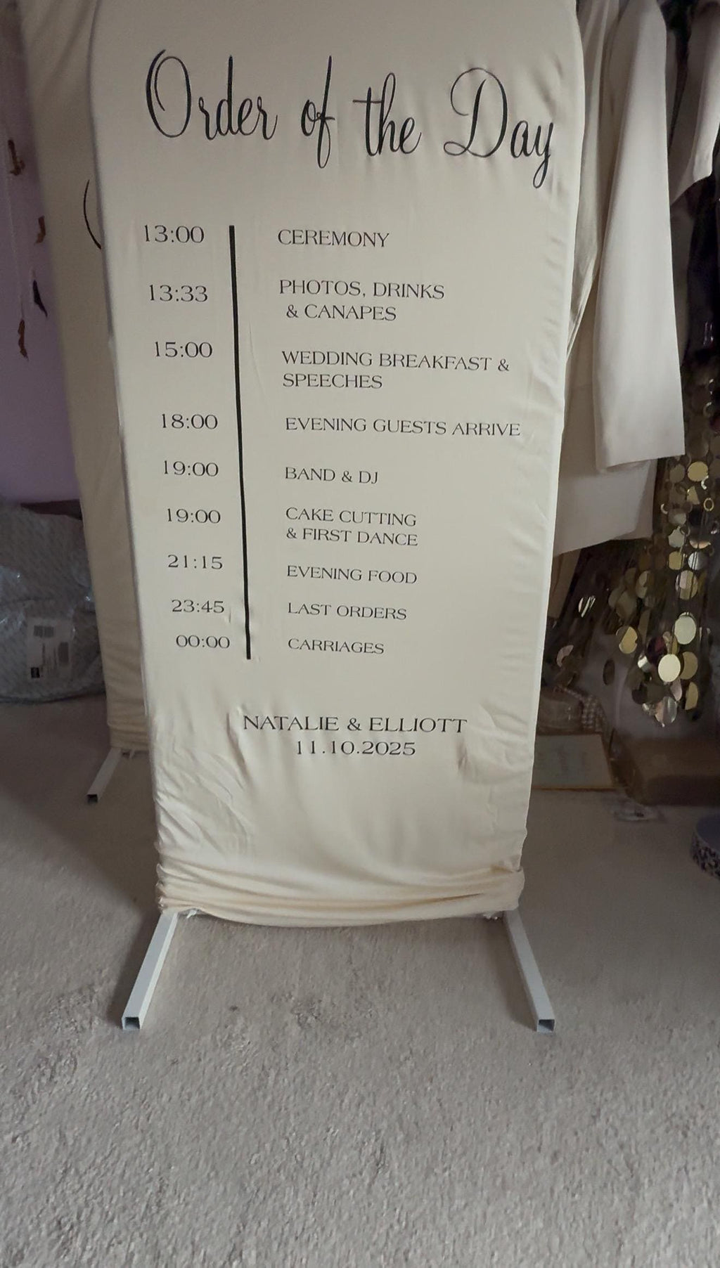 Wedding Sign Vinyl Decal | DIY Custom Event Signage