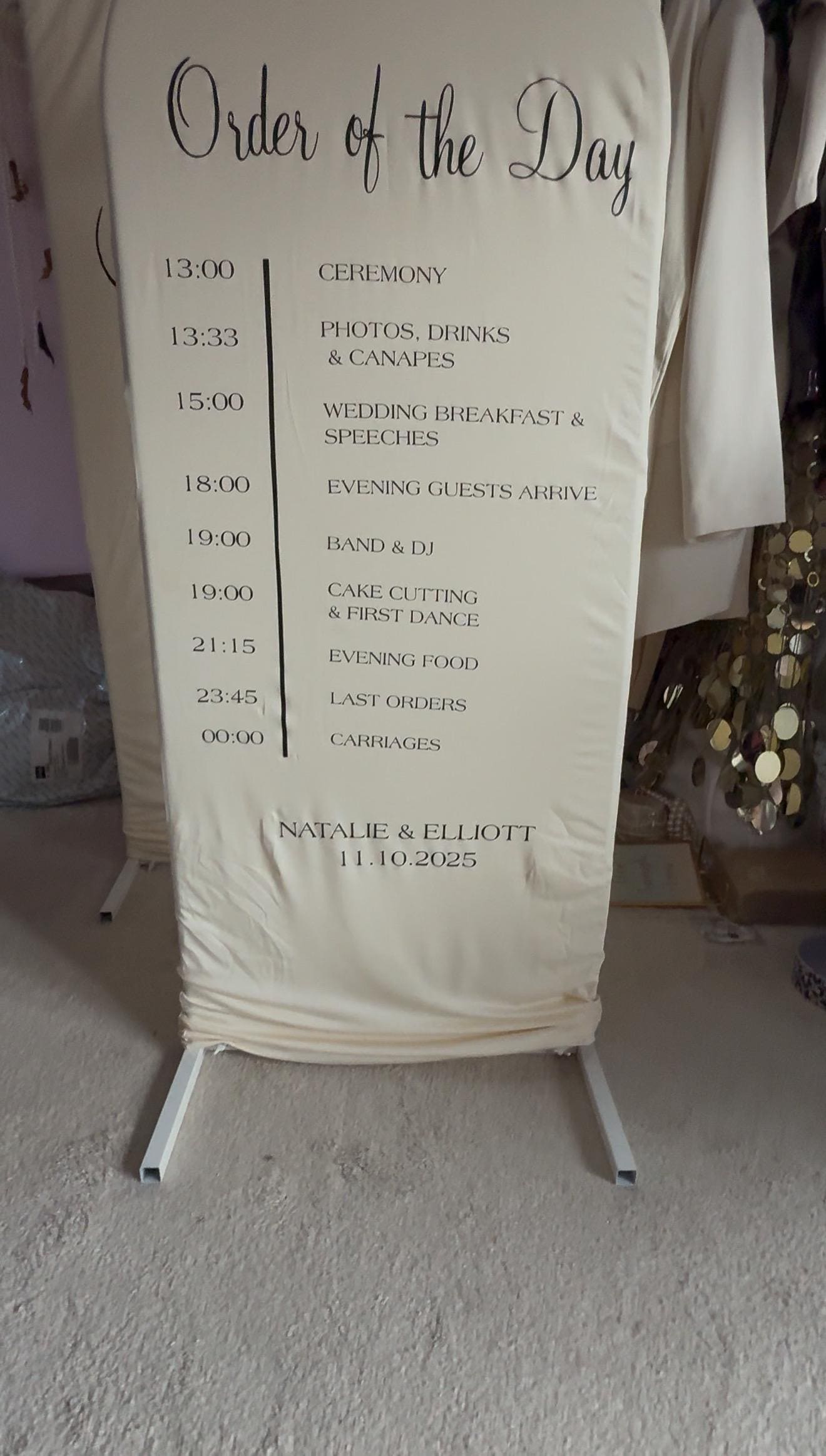 Wedding Sign Vinyl Decal | DIY Custom Event Signage