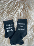 Father of The Bride Wedding Socks - a small detail with big meaning