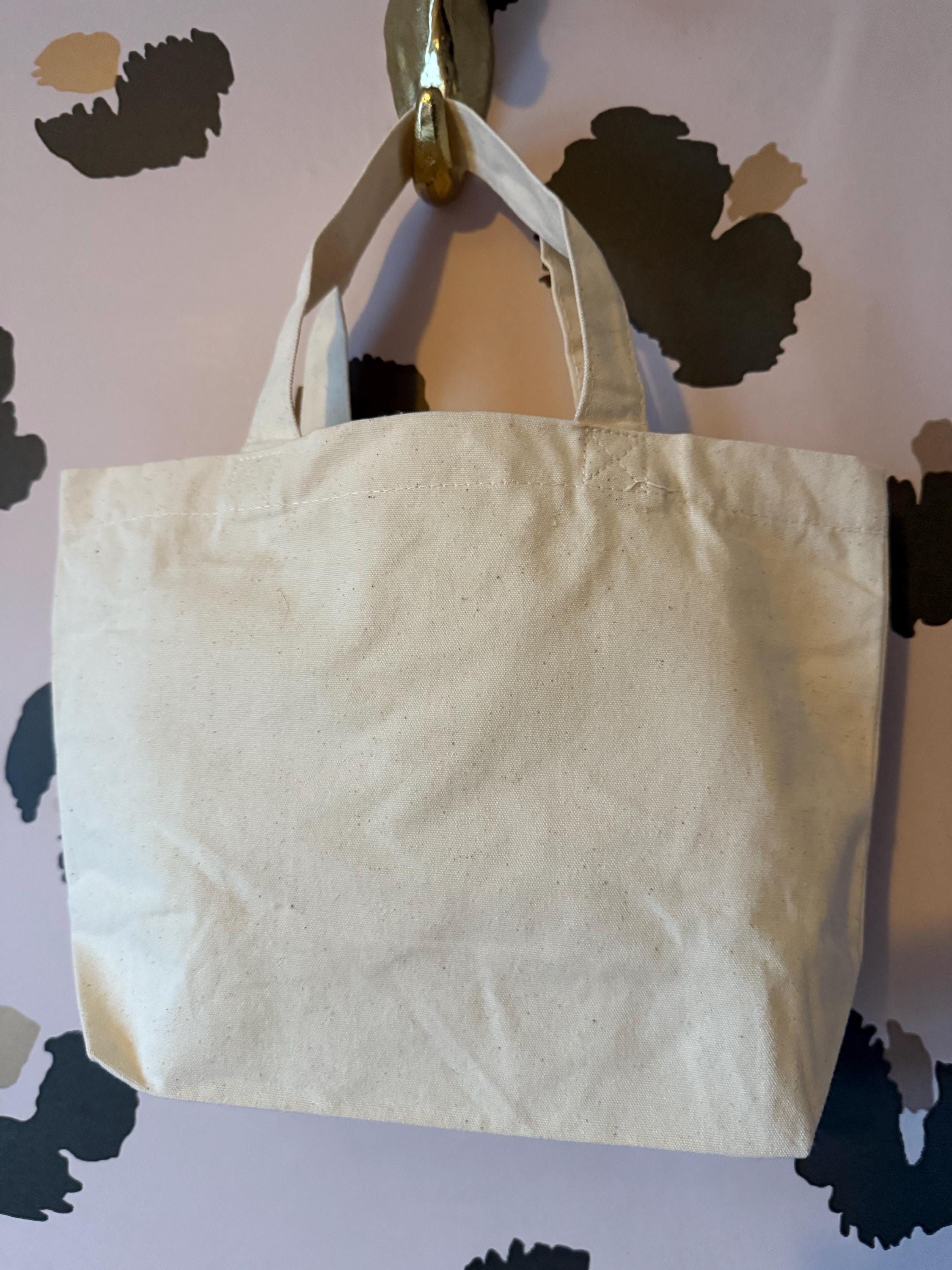 Just Married Canvas Tote Bag, Honeymoon Gift
