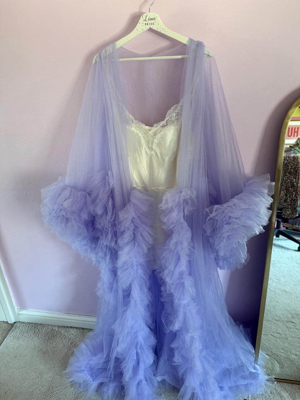 Bridal Party White Hangers