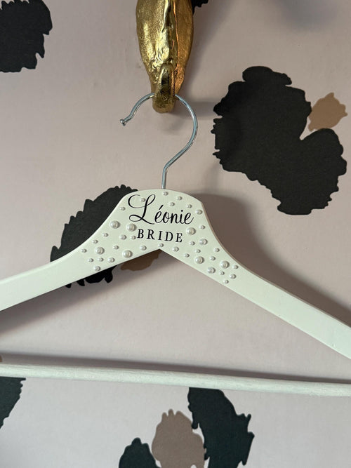 Bridal Party White Hangers