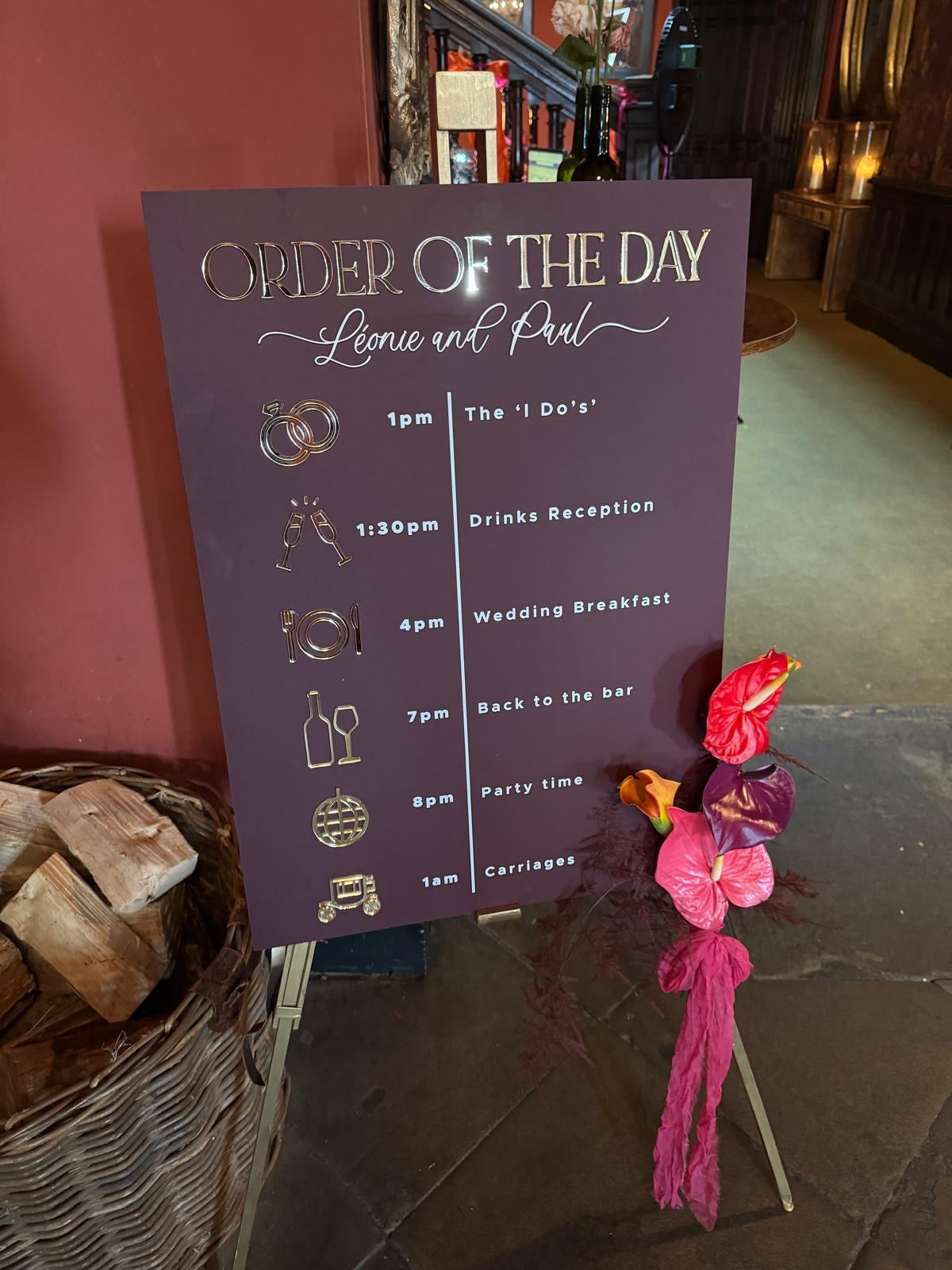 The Essentials Bundle acrylic wedding signage