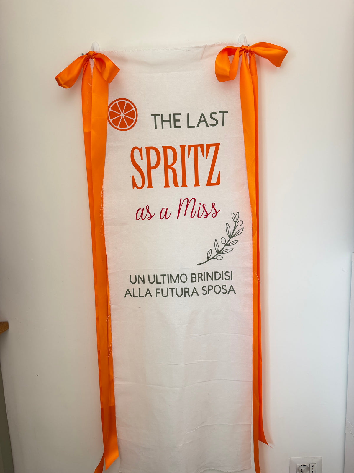 Custom Fabric Event Sign — Any Wording, Any Occasion