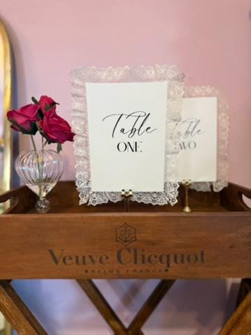 Lace Table Numbers