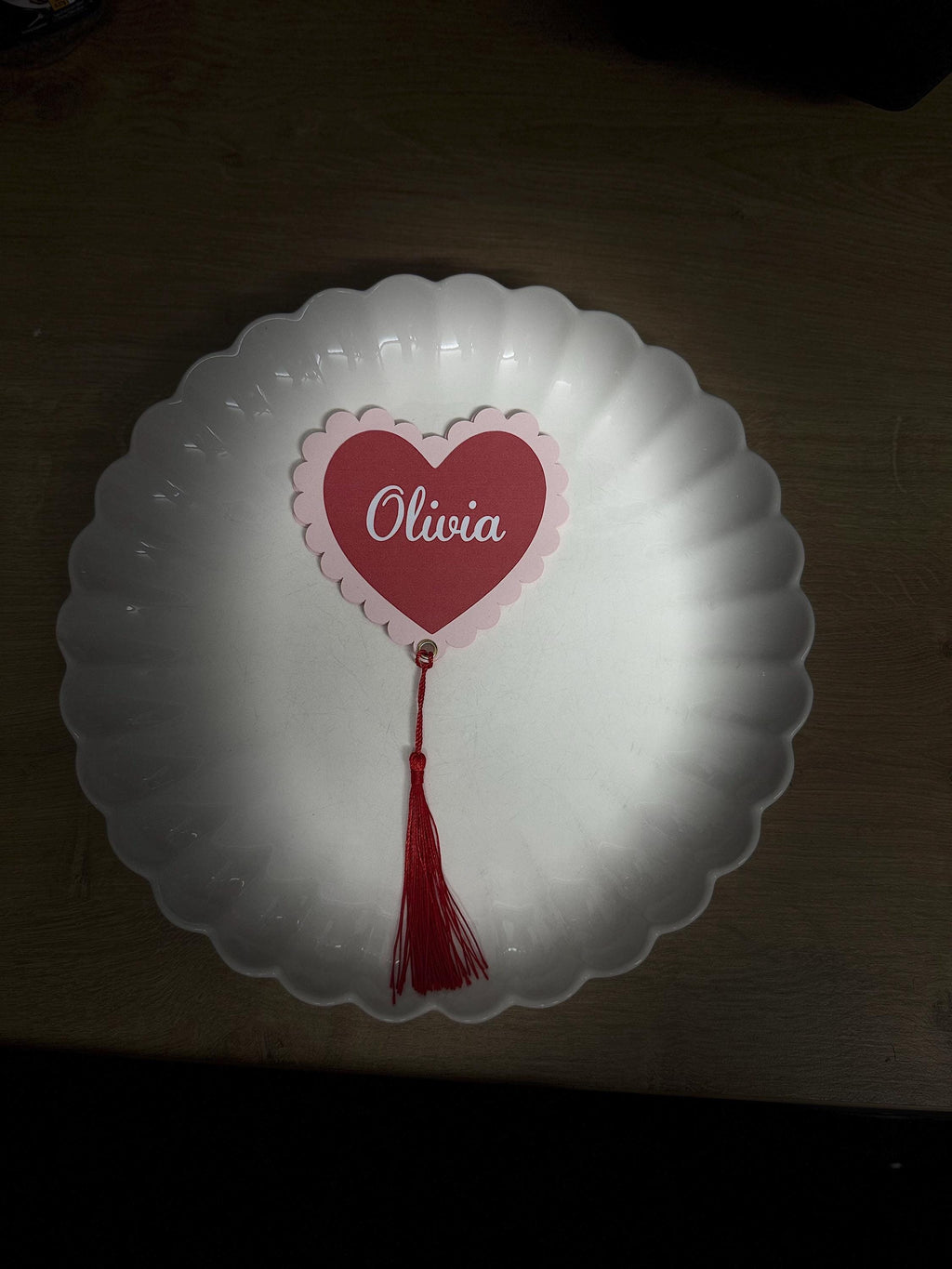 Cupid Collection Heart Menu & Place Cards
