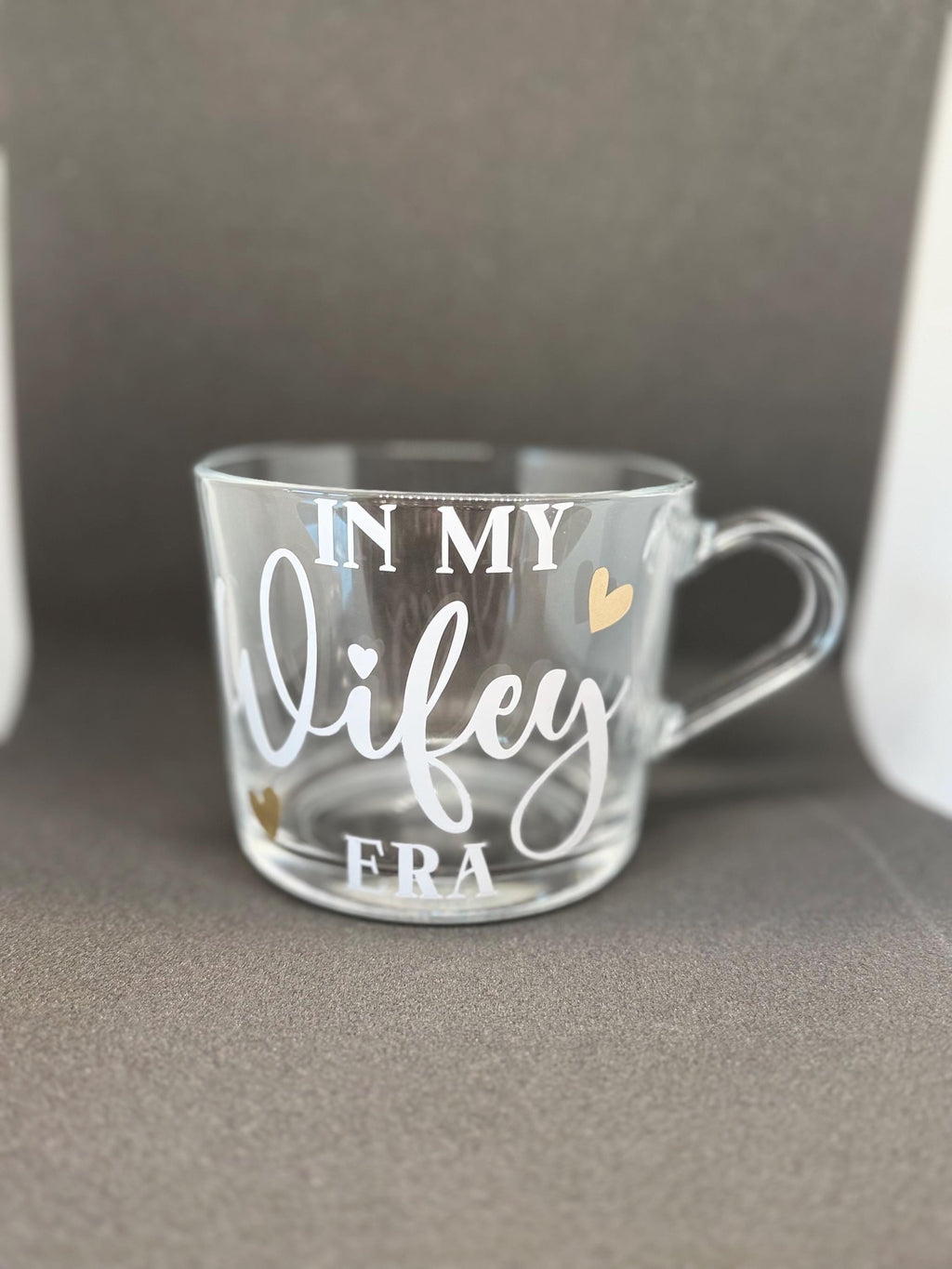 In My Wifey Era Glass Mug | Newlywed Gift