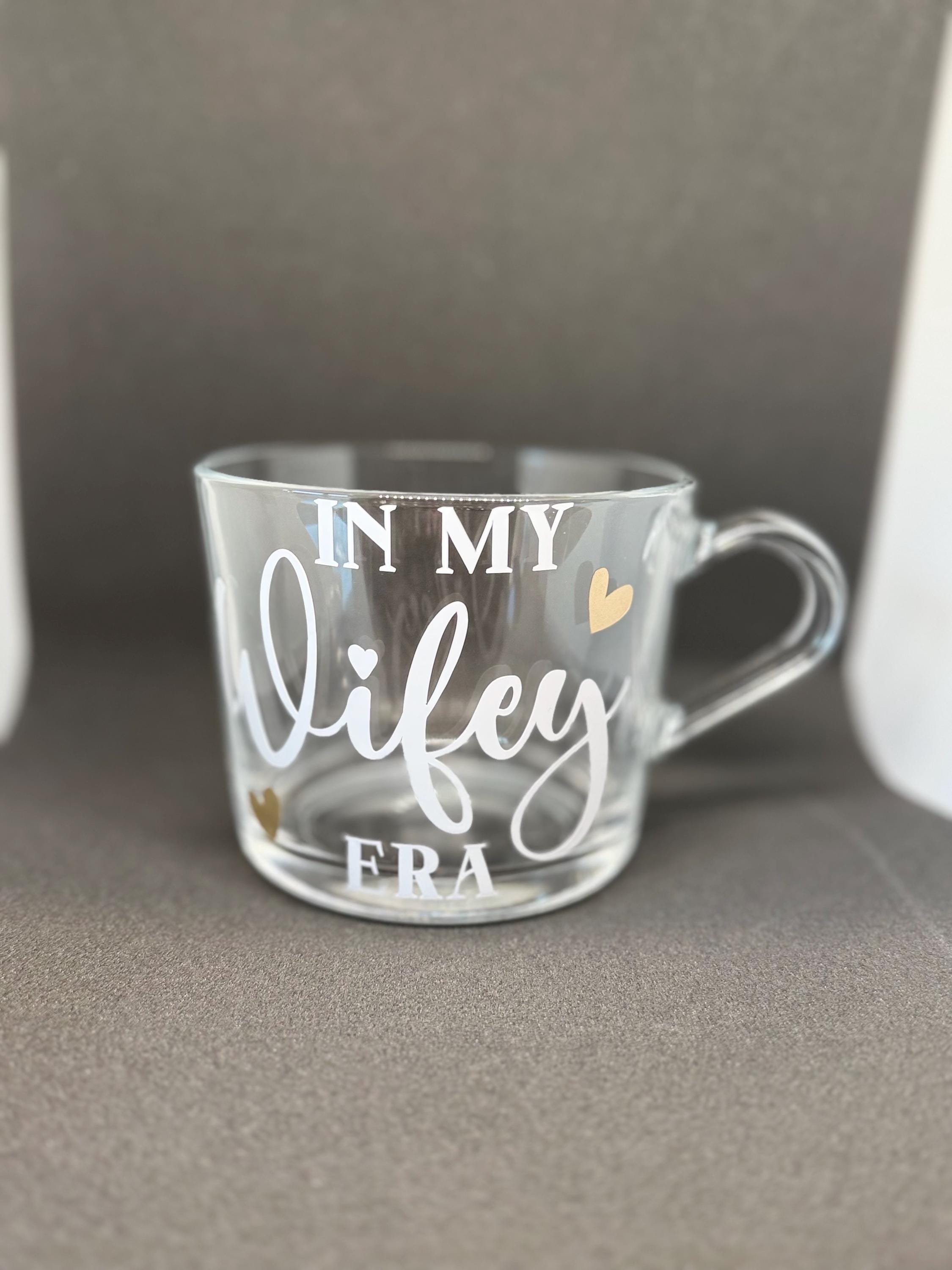 In My Wifey Era Glass Mug | Newlywed Gift