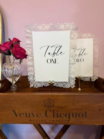 Lace Table Numbers