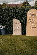 Wedding Sign Vinyl Decal | DIY Custom Event Signage